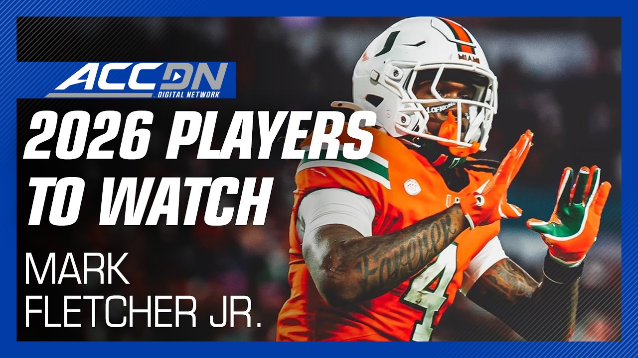 Miami RB Mark Fletcher Jr. | 2026 ACC Returning Players To Watch