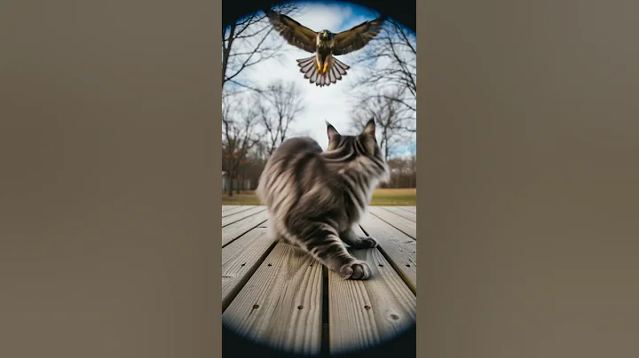 Video 11863381: maine coon cat attacks, cat wildlife