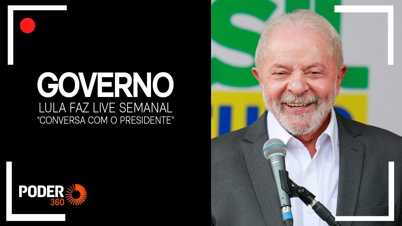 Ao vivo: Lula faz live semanal