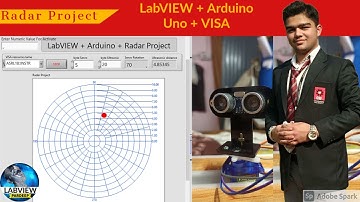LabVIEW | Radar Project in Labview | LabVIEW + Arduino + VISA | LabVIEW Programming