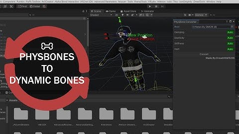 How To Convert Physbones To Dynamic Bones In One Click For ChilloutVR
