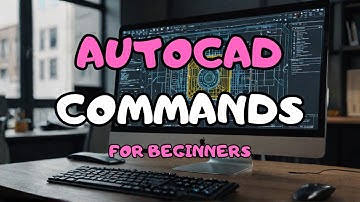 AutoCAD: Essential COMMANDS for BEGINNERS (Line, Circle, Copy, Trim, Move)