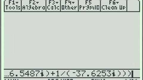 Entering Complex Numbers Into a Total Impedance equation