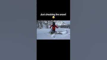 Checking the snow! #oxbowgear #snowmobile #skidoo #polaris #turbo #snow #winter