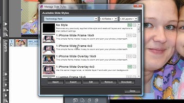 Importing Slide Styles into ProShow Producer