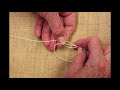 How To Tie An Upholstery Slip Knot | Alison Scott Upholstery