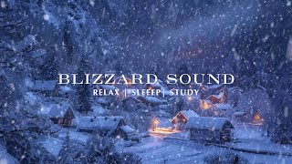 Blizzard Sounds for Sleep, Relaxation & Staying Cool | Snowstorm Sounds & Howling Wind