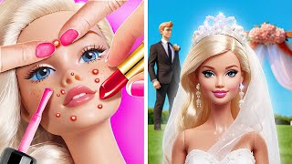 BARBIE & KEN WEDDING EXTREME MAKEOVER ?? New Beauty Hacks for Dolls by YayTime STAR