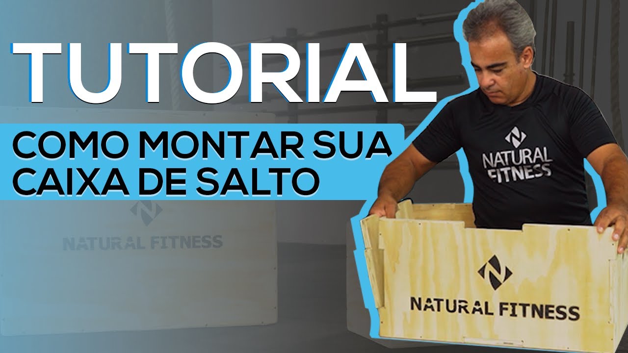 Caixa para Salto Cross Training - Plyo Box 3 em 1 - 50x60x75cm – D1Fitness