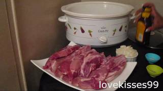 Easy Slow Cooker Pork Ribs Recipe..5 ingredients to Fabulous!!!!