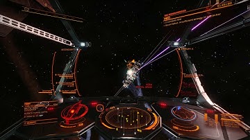 Combat Snip - Low Ammo Krait II vs Type 10 - Elite Dangerous