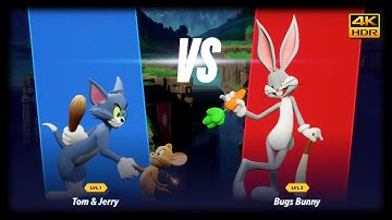 MultiVersus | First Match - TOM & JERRY VS BUGS BUNNY - Closed Alpha Gameplay [4K 60FPS HDR]