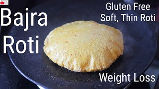 Bajra Roti - Tips To Make Soft & Thin Masala Bajra Roti Recipe - Gluten Free Roti | Skinny Recipes screenshot 4