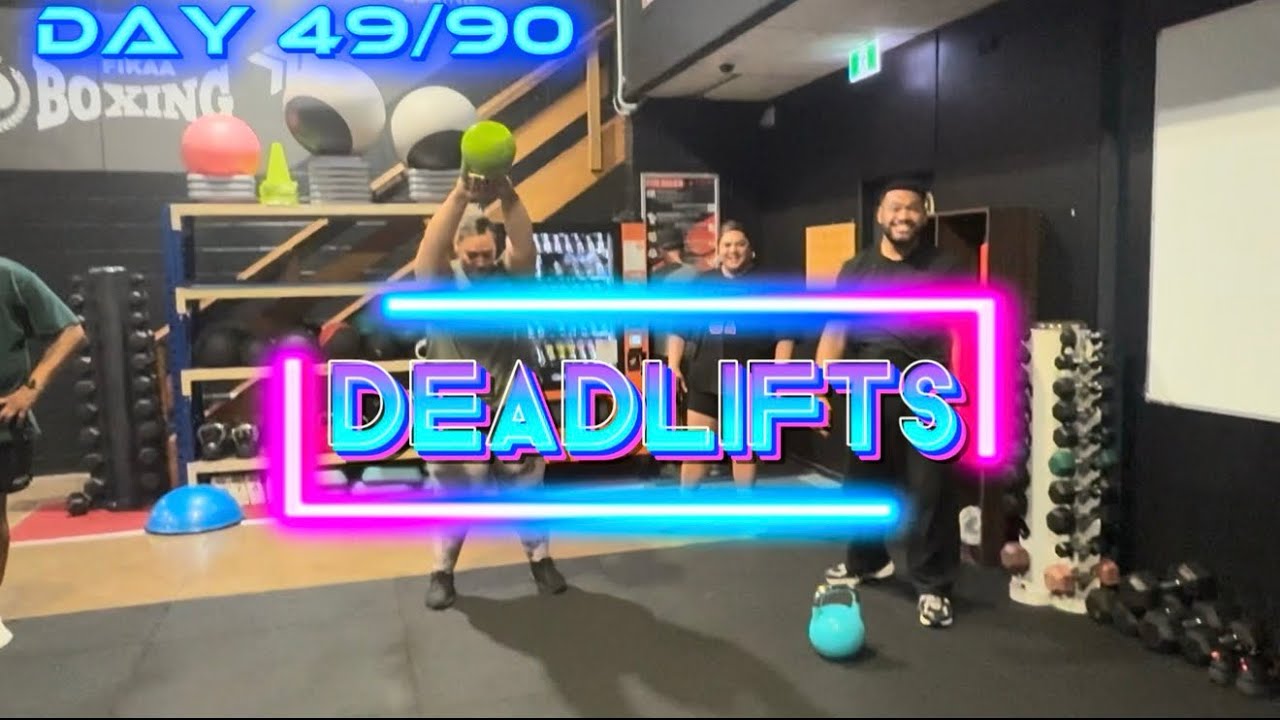 Day 49/90 Lower Body, Deadlifts & Core Finisher🔥🥵