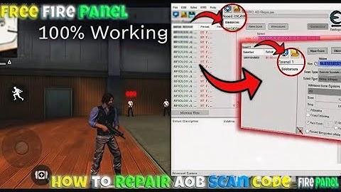 HOW TO FIND AOB CODES FREE FIRE 👺| EASIEST METHOD 🍷✅ | PC PANEL | FREE FIRE