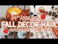 🍂 NEW  AMAZON FALL DECOR HAUL 2022 // FALL DECORATING IDEAS + FALL BAKE WITH ME