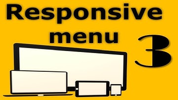 CSS : Responsive Menu - Jquery - Arabic [3] Mohamed saad