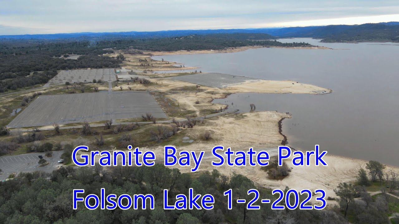 4K Folsom Lake Water Level Granite Bay 122023 429 feet YouTube