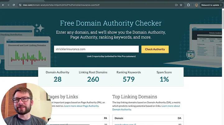 Review Of Moz's Free Domain Authority Checker | Understand Your Website's DA