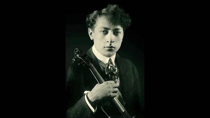 Jascha Heifetz - Hebrew Melody (Achron) - 1926