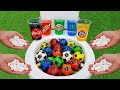 Football VS Coca Cola Zero, Monster, Fanta, Mtn Dew, Fruko and Mentos in the toilet