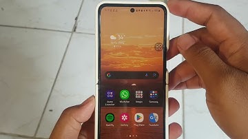 SAMSUNG Galaxy Z Flip 5: How to reset all setting (Android 13)