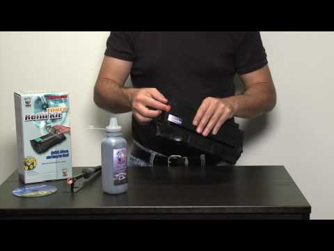 Toner refill kit for Samsung toner cartridges - how to refill Samsung using toner