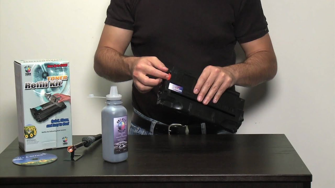 Toner refill kit for Samsung toner cartridges - how to ...