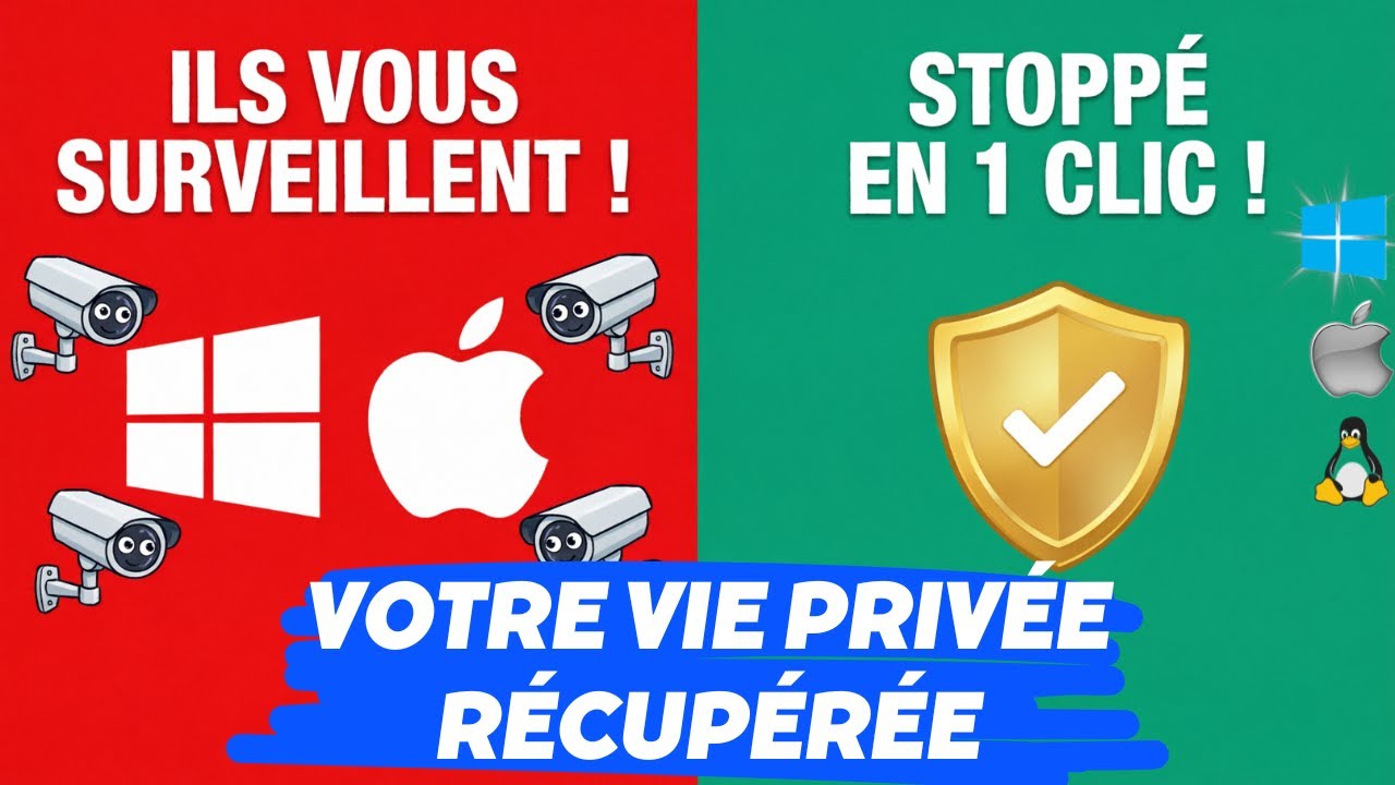 STOP : Désactivez l'espionnage de Windows en 1 CLIC ! (Gratuit)