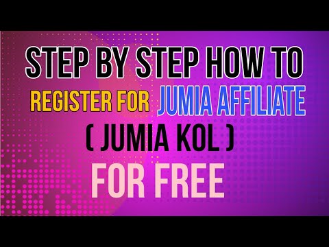 How to start making money on jumia affiliate (kol) for free. step by step registration procedures