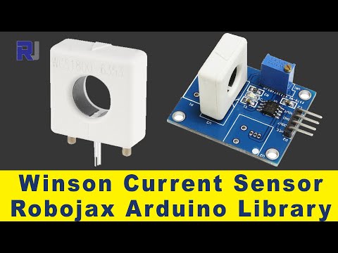 Winson WCS1800 WCS2750 WCS1500 Hall Effect Current Sensor with Robojax Arduino Library