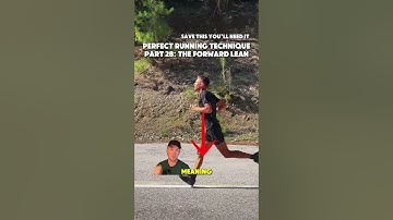 Perfect Running Technique: Forward Lean #runners #running #run