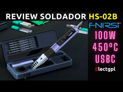 Review Soldador Hs-02b Usb-c Fnirsi