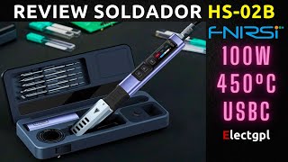 Review Soldador HS-02B USB-C Fnirsi