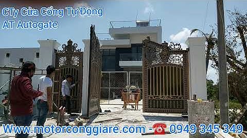 Lắp đặt cửa cổng tự động tại Bình Dương | motor cổng tự động