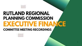 RRPC Executive Finance Committee - May 11, 2026