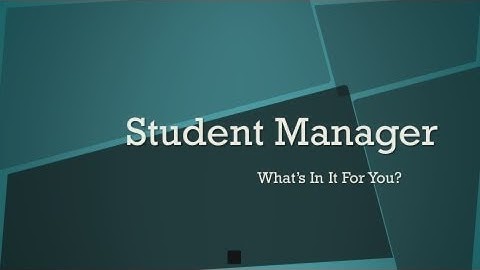 Student Manager 8