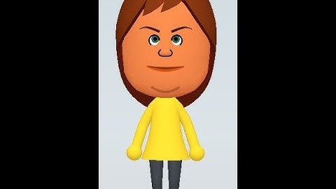 Nintendo CPU Wii/Switch Mii Character: Steph Mii