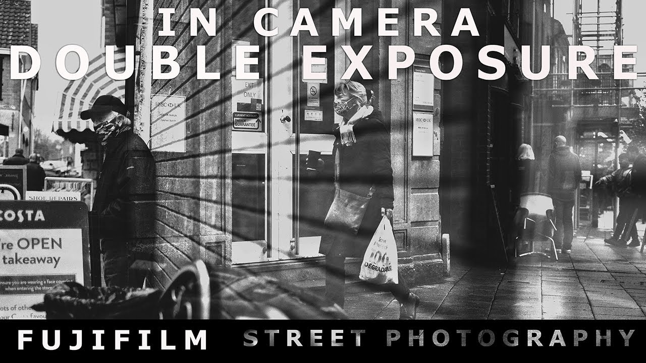 Double Exposure Street Photography. Fujifilm XE4