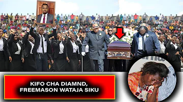 Itakutoa machozi diamond ataja tarehe ya kifo chake / freemasons wafanya mazishi tayari