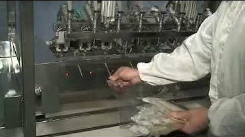 Infusion bag filling machine, IV fluids filling machine . IV bag filling-sealing machine