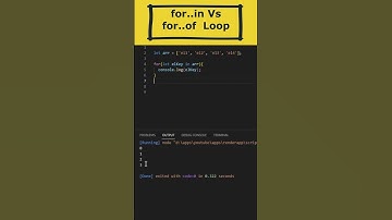 for  in and for  of  Loop in javascript #javascript #reactjs