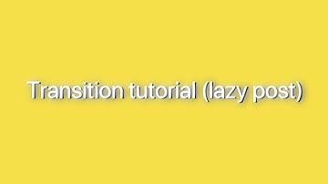 Some transitions tutorial(rays tutorial, text tutorial and cc tutorial) 