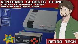 Wireless Entertainment System 620A Built In Classic Games (NES Classic Clone) - Retro Game Tech