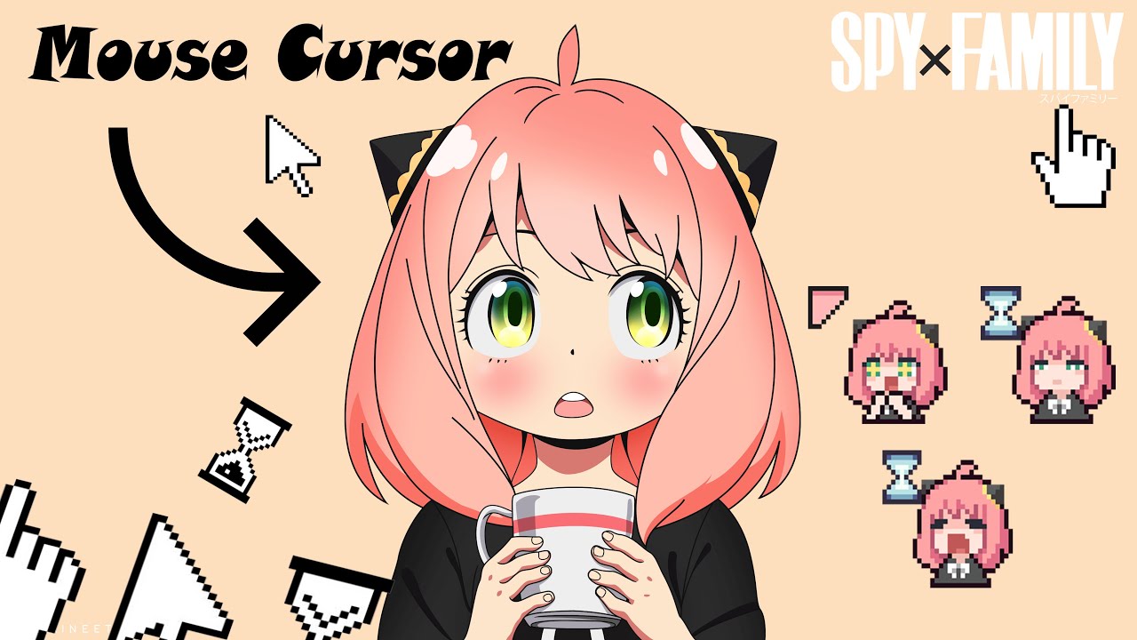 create custom anime cursors for you
