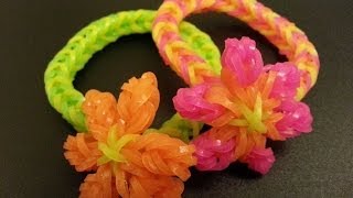 DIY Colorful Loom 彩虹手繩入門初級 ~ Y型丫义手鈎編織法 ( 3 ) 六瓣花型的編織