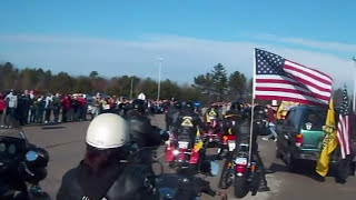 Troops Getting A Special Police Escort Thru Michigan! | Jason Asselin