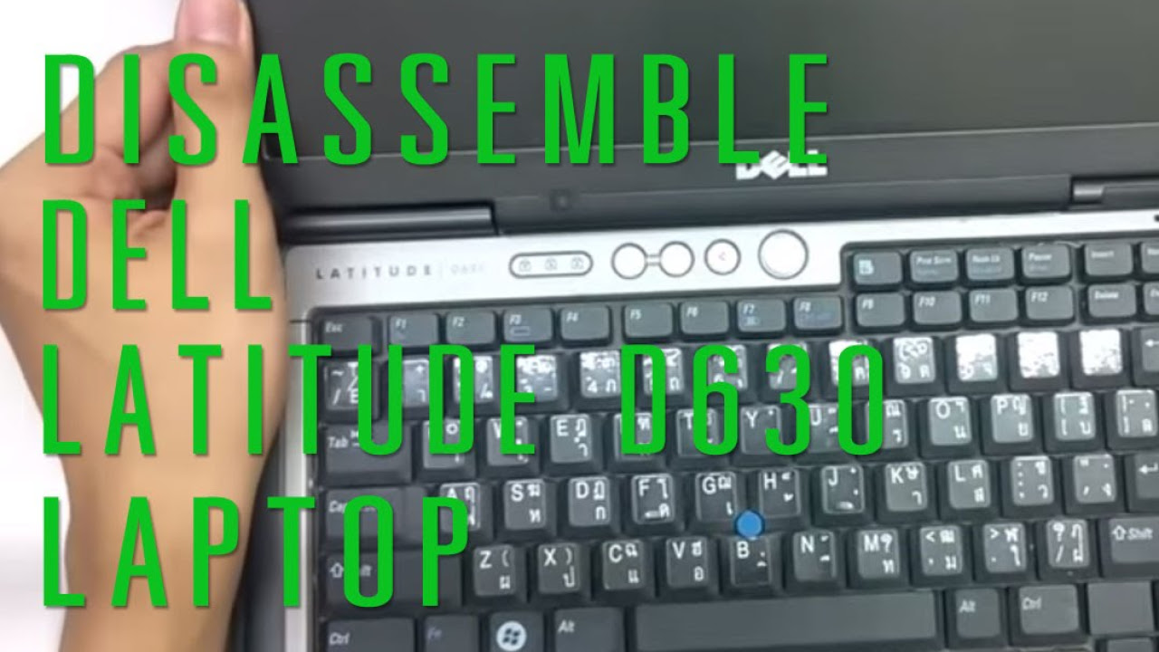  New How to take apart/disassemble Dell Latitude D630 laptop