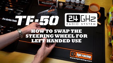 Learning Lab: How to switch over your HPI TF-50 for left-handed use