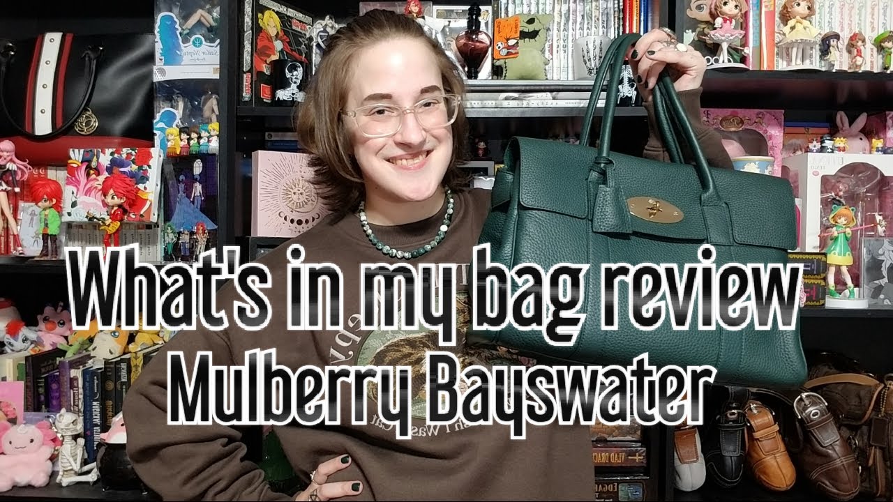 What's in my Bag Mulberry Bayswater review! - YouTube